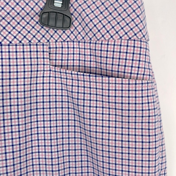Talbots Pink and Blue Signature Plaid Capri Pants. Size 12. - Picture 4 of 14